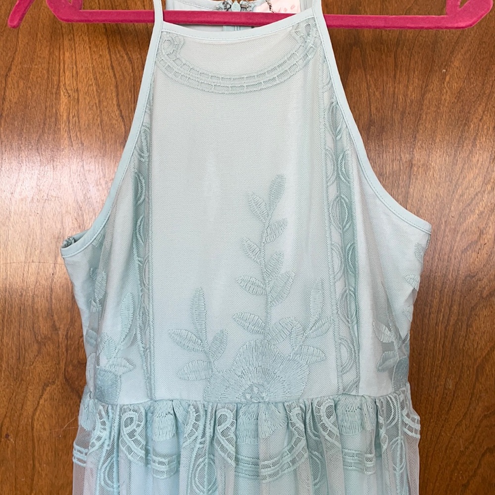 Entra blue dress. Size small. Never worn